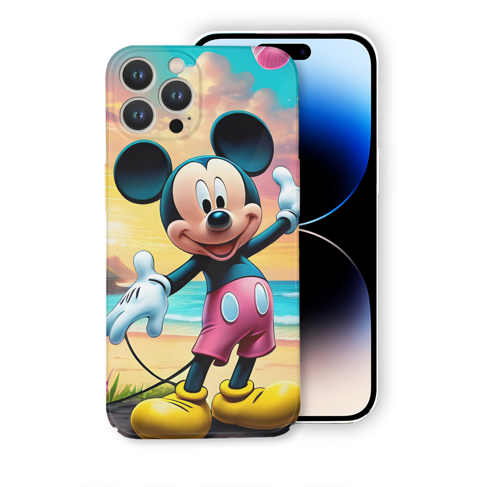 （画像用） ミッキーマウス Mickey Mouse 【iPhone 14シリーズ対応】ハードケース